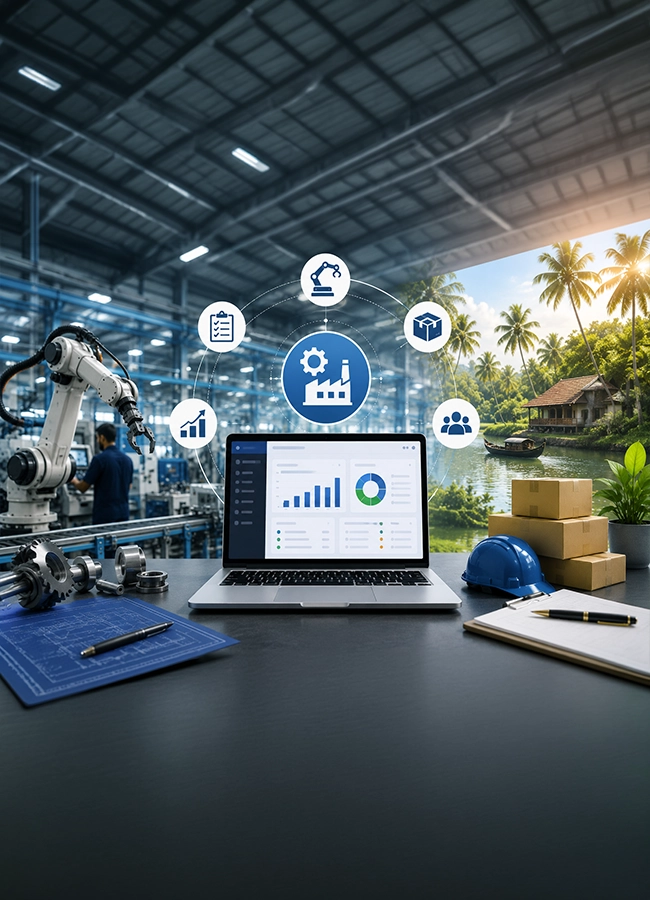 ERPNext for Manufacturing Companies in Kerala: A Smarter Way to Manage Your Business